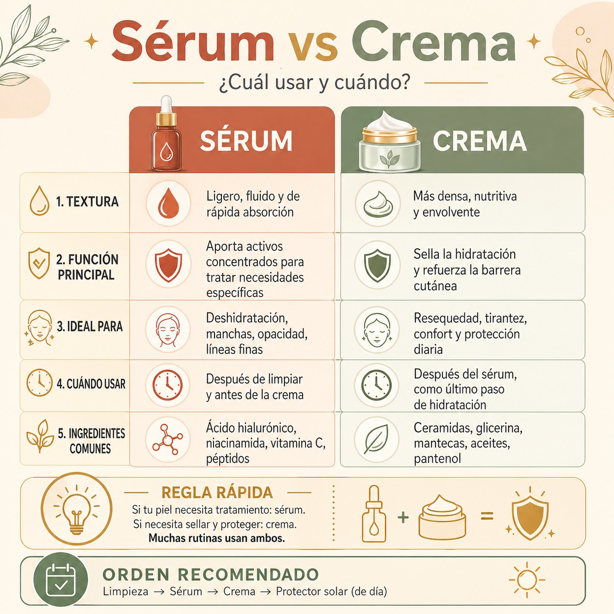 Comparativa crema vs locion corporal: porcentajes de agua y aceite, duracion de hidratación y mejor uso según clima mexicano
