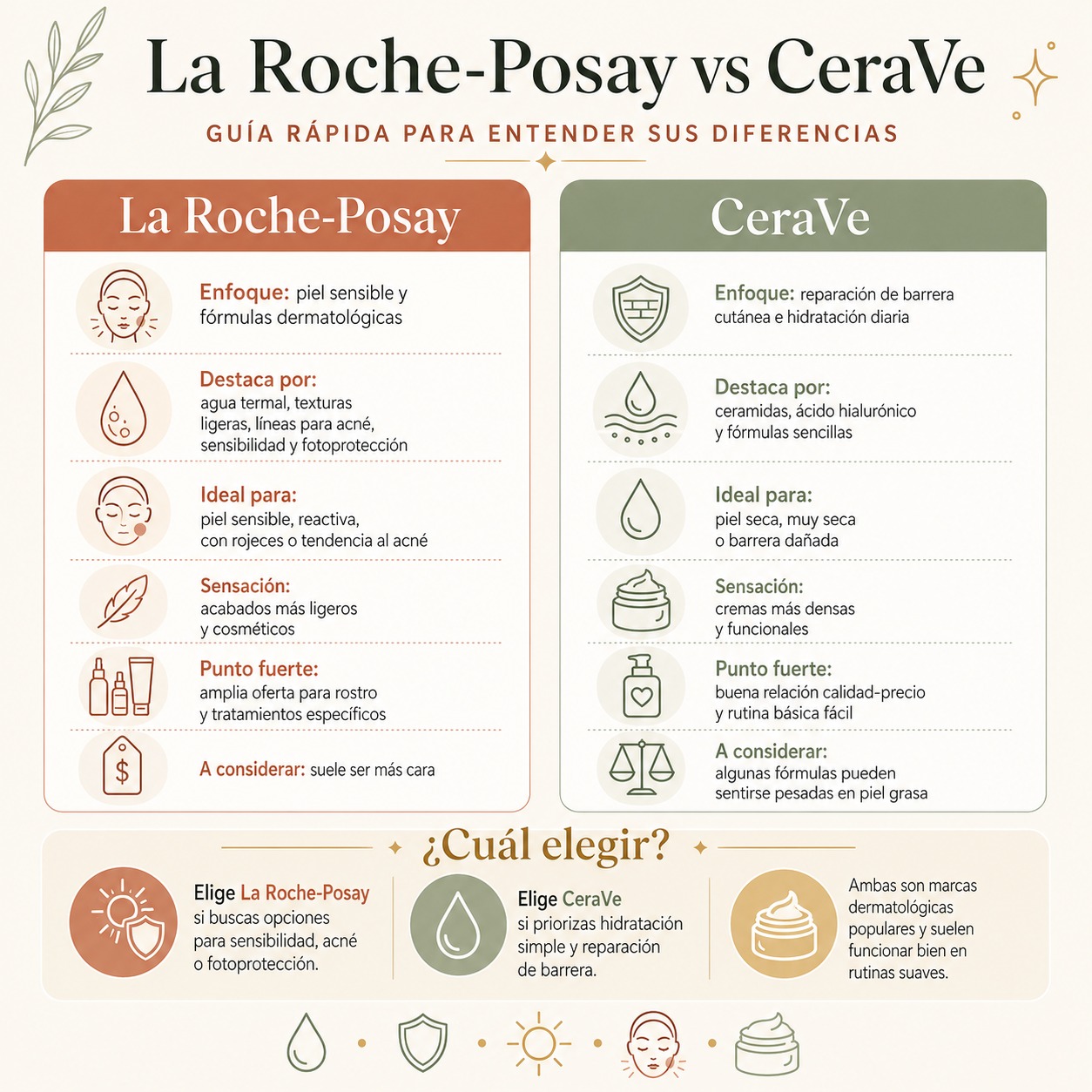 Comparación La Roche-Posay Lipikar vs CeraVe: precio, ingredientes clave, prebioticos y para quien vale la diferencia de precio