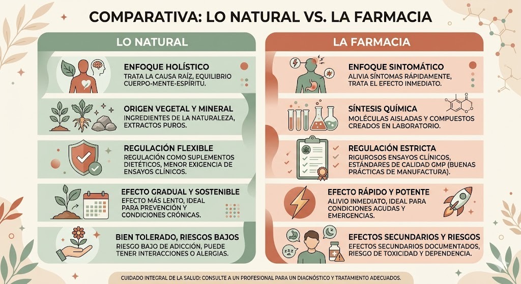 Comparativa de ingredientes naturales vs productos de farmacia para piel seca